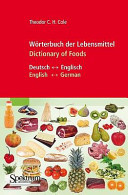 język niemiecki - Wrterbuch der Lebensmittel Dictionary of Foods Deut...  Englisch English  German German - English - Latin.jpg